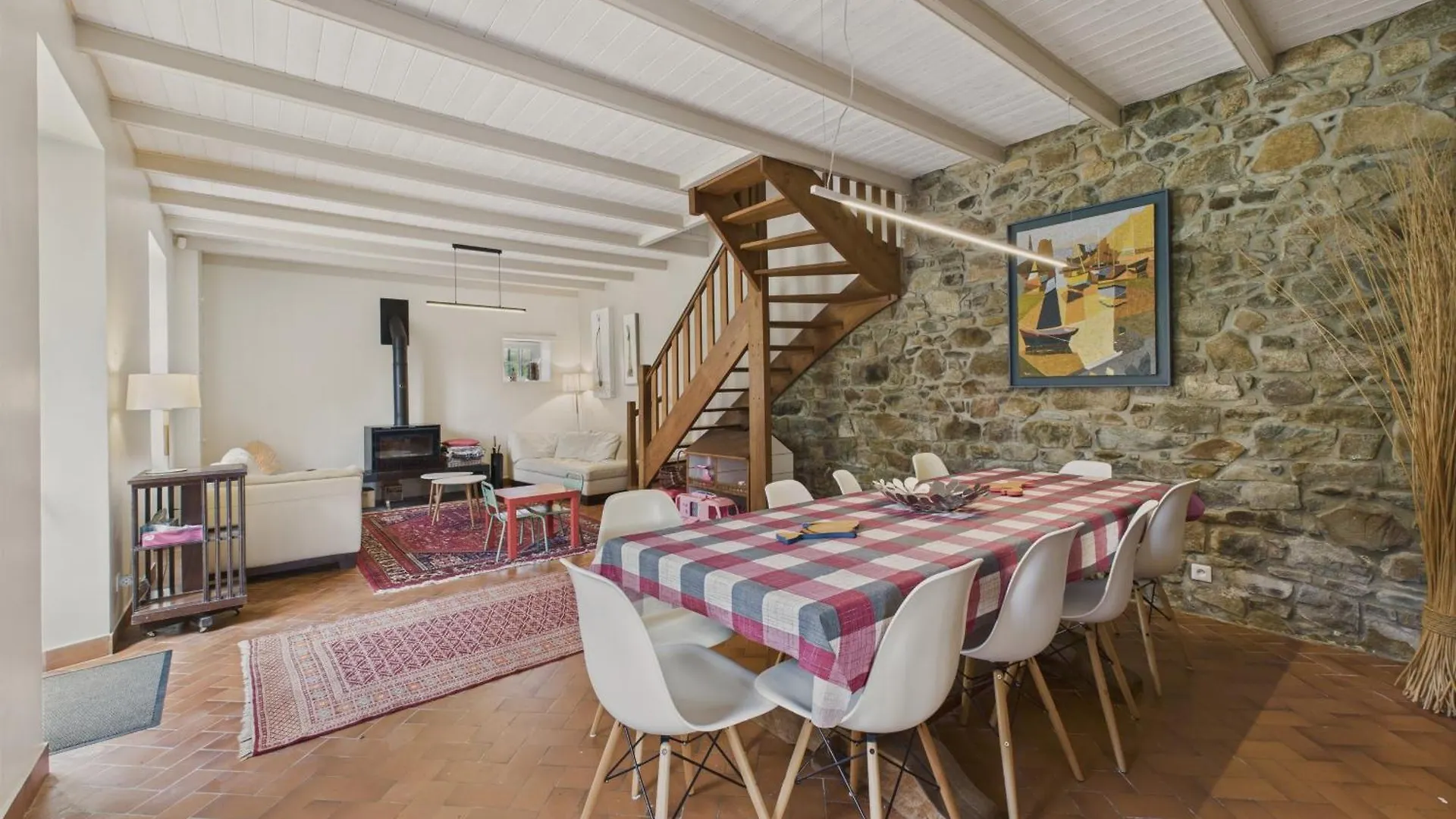 Сasa de vacaciones Ideal 8 Adultes Et 5 Enfants - 200M Plage Plougrescant